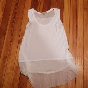 Philosophy  sheer tank tunic top S